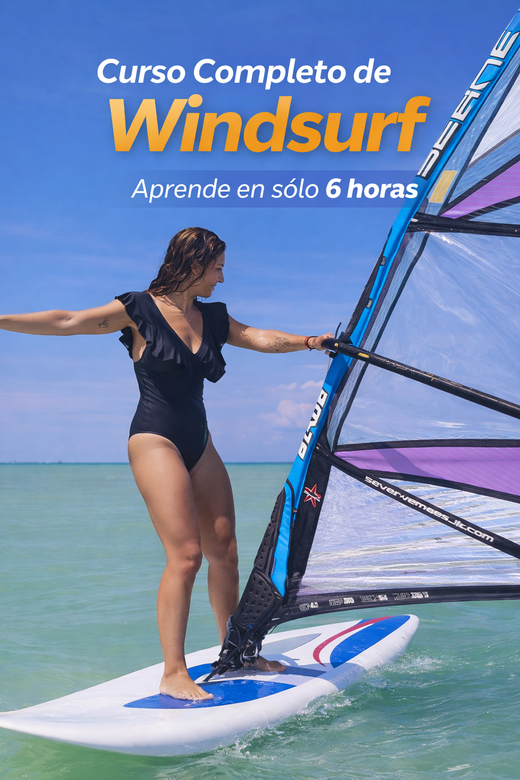 clases de windsurf en yucatán