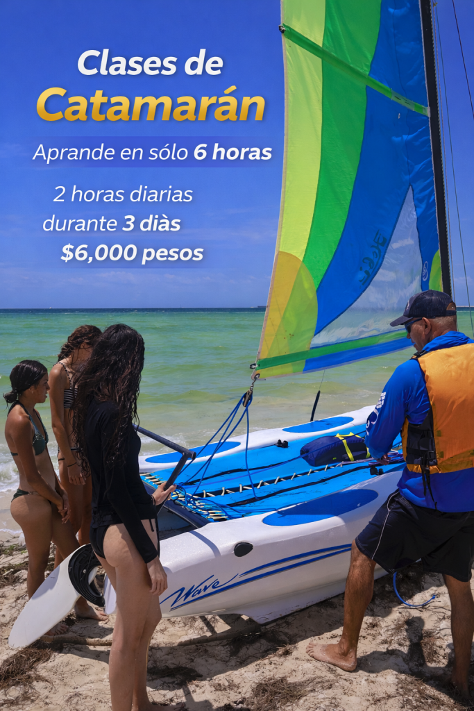 clases de catamaran en yucatan